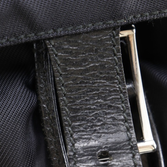 GUCCI Authentic Black Leather Backpack main image 14